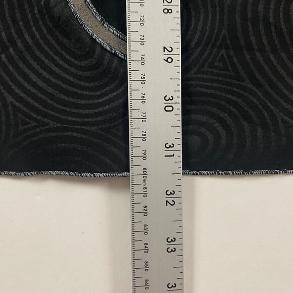 Vintage 90s Red Rover Jacket Women's XL Black Abstract Softshell Made in the USA - Picture 9 of 11